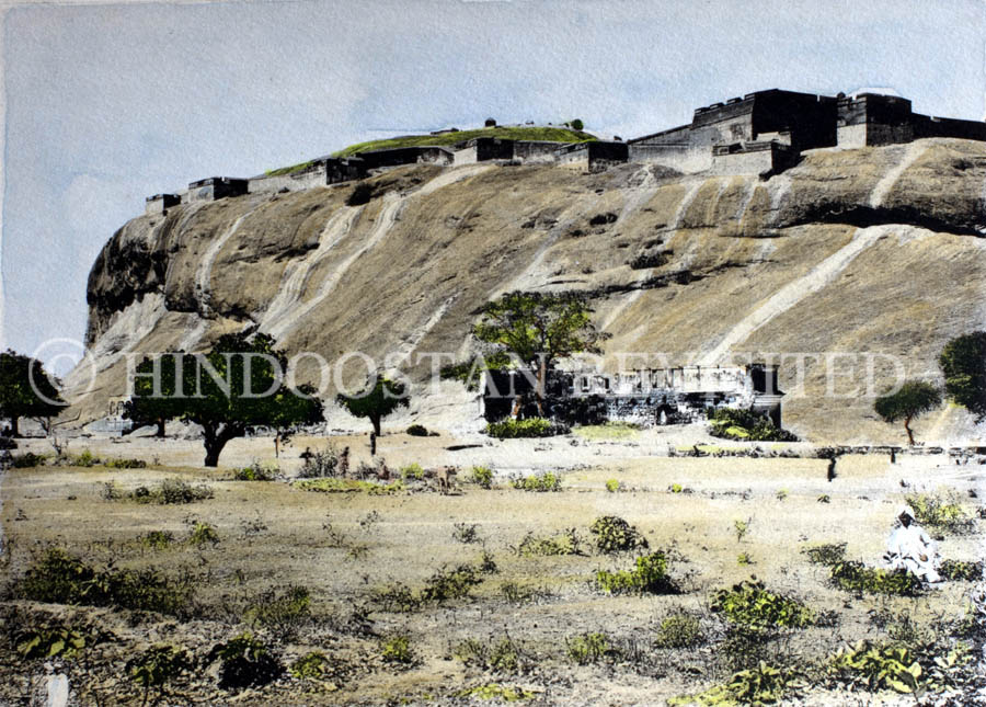 /data/Original Prints/Topography Views, City Views, Landscapes/ROCK FORT DINDIGUL.jpg